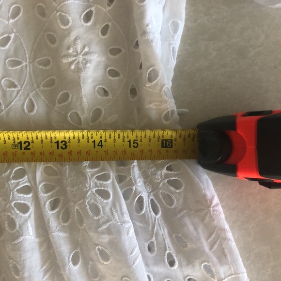 J. Crew white cotton eyelet dress. Size 6. - Picture 13 of 16